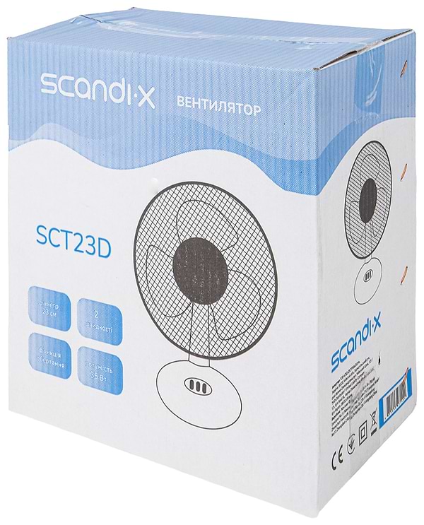 Фото - Вентилятор настольный Scandix SCT23D