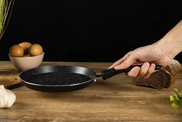 Фото - Сковорода для млинців Ardesto Mini Gemini Gourmet 20 см Black (AR1920GP)