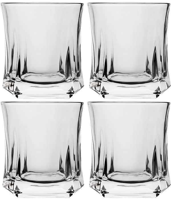 Фото - Набір склянок для віскі Versailles Madrid 5 пр. 750 мл (VSC-3750)