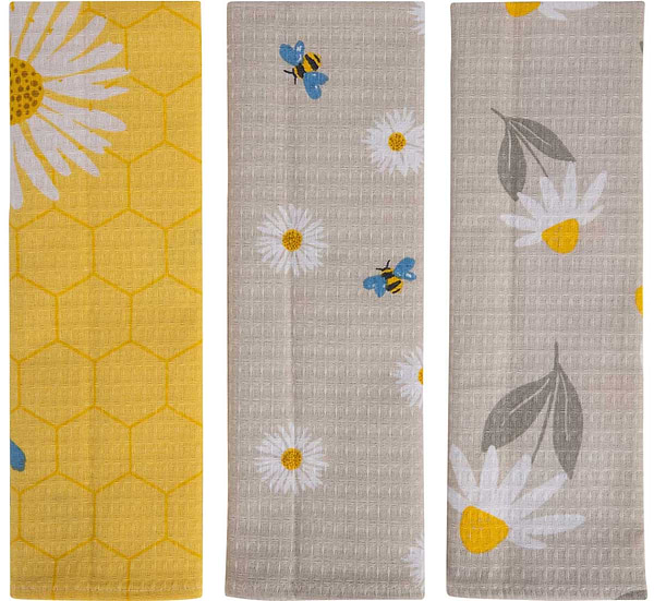 Фото - Набір рушників Biltex вафельних Bee 45х60