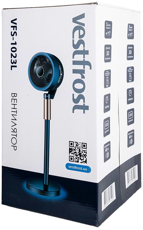 Фото - Вентилятор підлоговий Vestfrost VFS-1023L