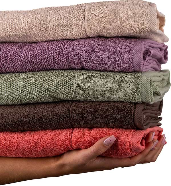 Фото - Рушник банний Aisha рис ефект бежевий 70х140 (4820190498779)