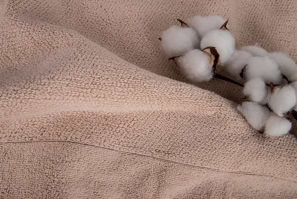 Фото - Рушник банний Aisha рис ефект бежевий 70х140 (4820190498779)