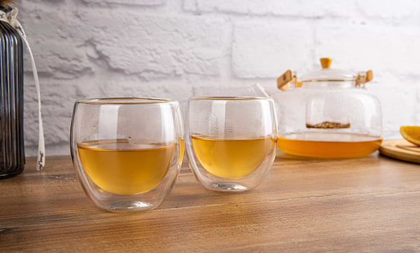 Фото - Набір склянок з подвійними стінками Vittora VT-5413-250 TWIN 2 шт. 250 мл