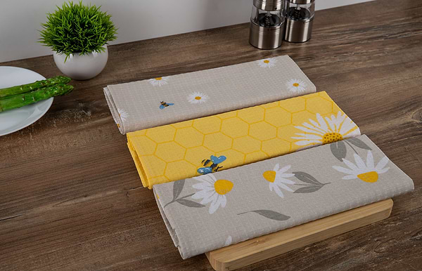 Фото - Набір рушників Biltex вафельних Bee 45х60