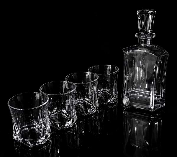 Фото - Набір склянок для віскі Versailles Madrid 5 пр. 750 мл (VSC-3750)