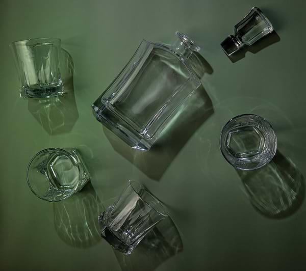 Фото - Набір склянок для віскі Versailles Madrid 5 пр. 750 мл (VSC-3750)