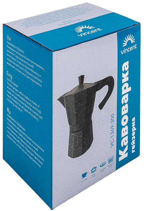 Фото - Кофеварка гейзерная Vincent VC-1369-300