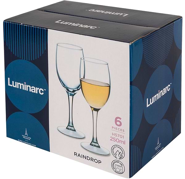 Фото - Набор бокалов Luminarc Raindrop 6х250 мл (H5701)