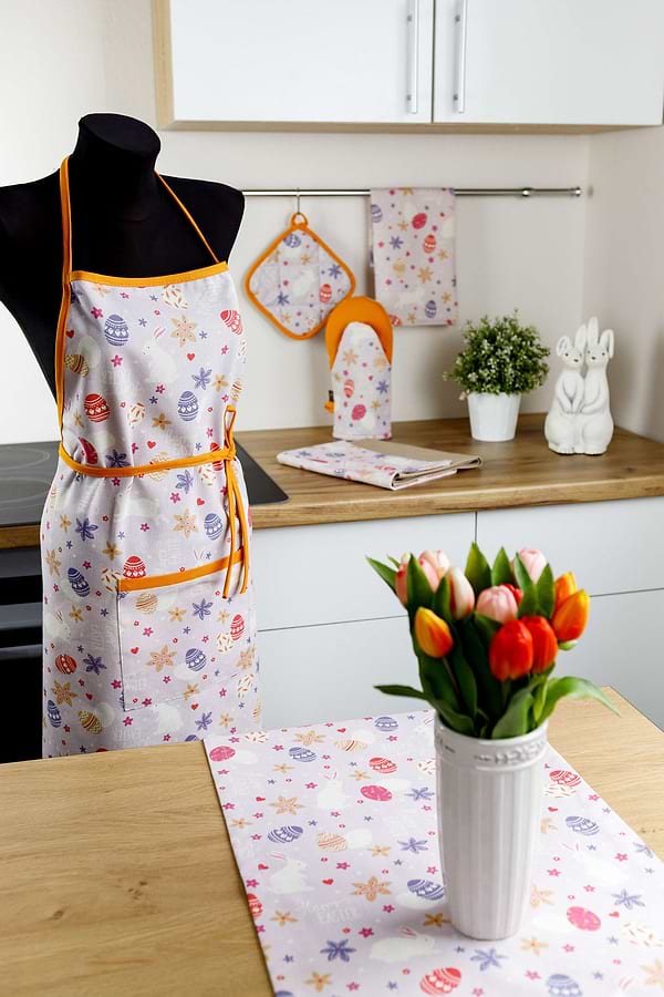 Фото - Скатертина раннер Прованс 140х40 Писанка бузкова (028730)