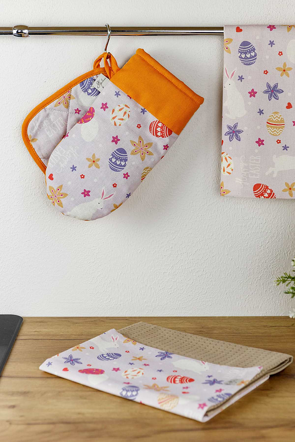 Фото - Скатертина раннер Прованс 140х40 Писанка бузкова (028730)