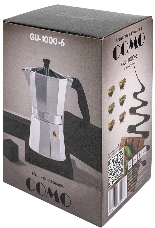Фото - Кавоварка гейзерна Gusto Como (GU-1000-6)