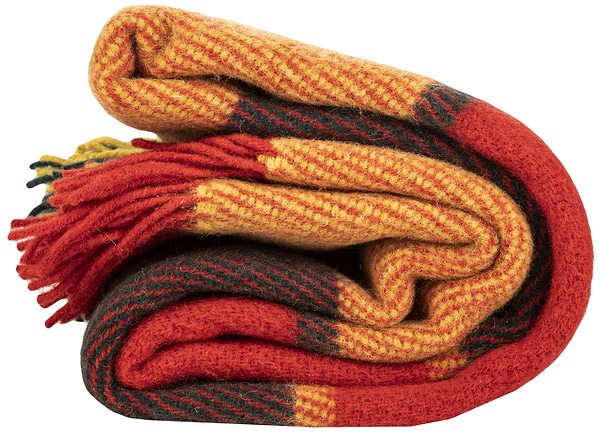 Фото - Плед полуторный Vladi Эльф Лиам красно-желто-зеленый 140х200