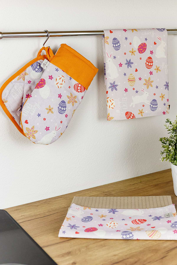 Фото - Скатертина раннер Прованс 140х40 Писанка бузкова (028730)