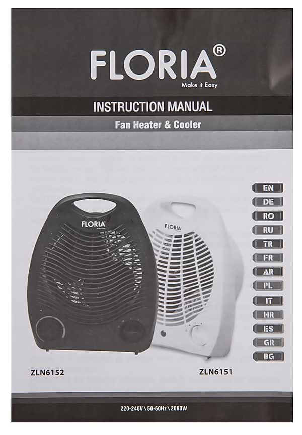 Фото - Тепловентилятор Floria ZLN6151