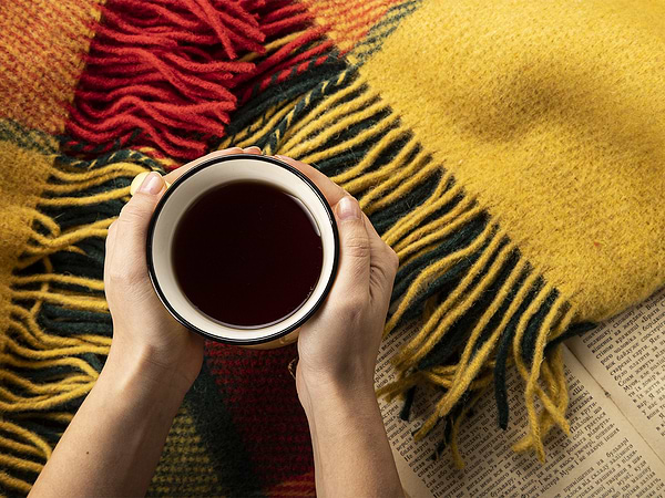 Фото - Уценка - Плед евро Эльф Лиам красно-желто-зеленый 200х220