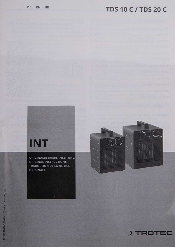 Фото - Теплова гармата Trotec TDS 10С