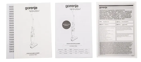 Фото - Пилосос ручний для дому Gorenje SVC252GFA