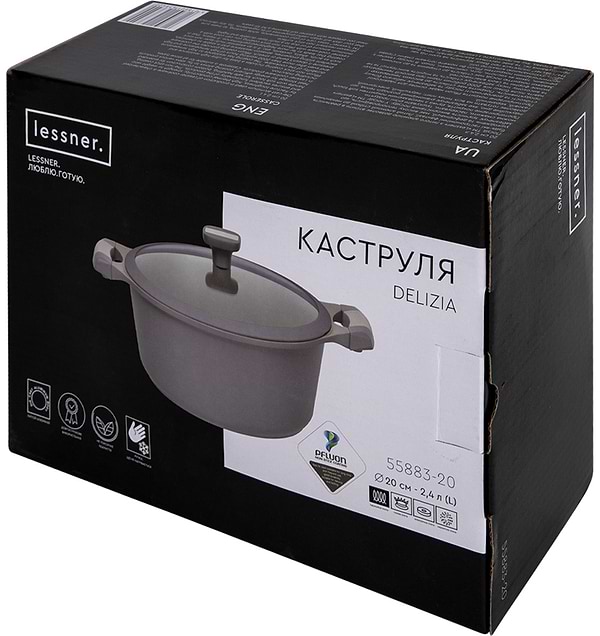 Фото - Кастрюля Lessner Delizia Pfluon 2,4 л (55883-20)