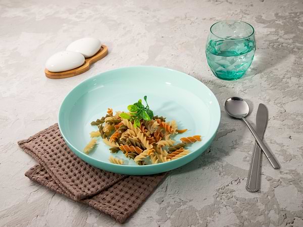 Фото - Тарелка обеденная Luminarc Friends Time Turquoise 25 см (P6386)