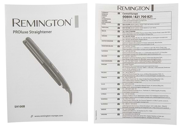 Фото - Выпрямитель волос Remington S9100B Proluxe Midnight Edition