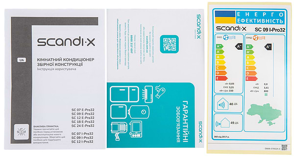 Фото - Уцінка - Кондиціонер спліт Scandix SC09I-Pro32