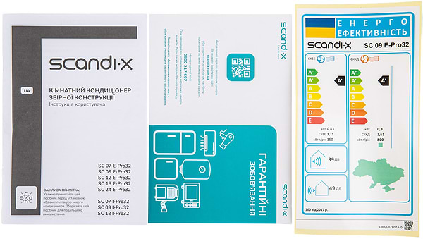 Фото - Кондиционер сплит Scandix SC09E-Pro32