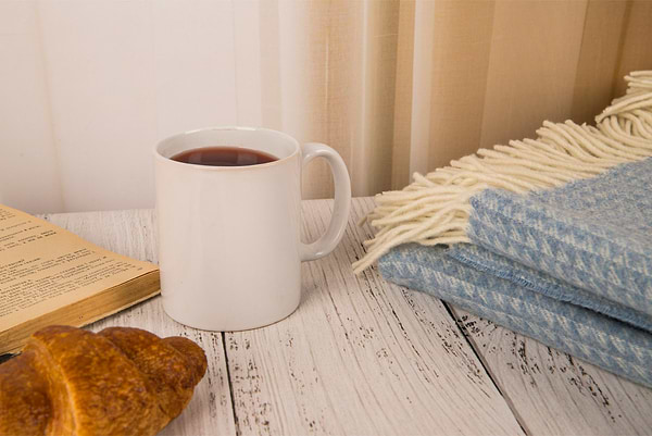 Фото - Плед полуторний Vladi FAMILIA SARA біл-сір.блак 140х200