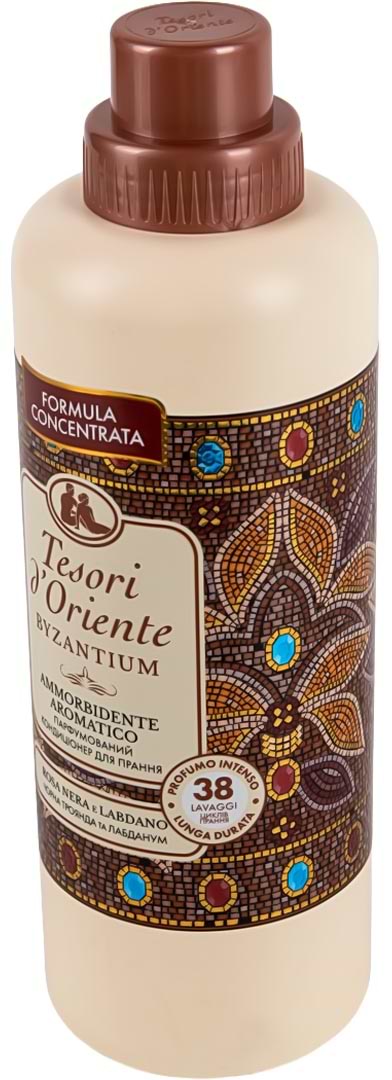 Фото - Ополіскувач для білизни Tesori d'Oriente ВІЗАНТІЯ чорна троянда та лабданум парфумований 760 мл (8008970055237)
