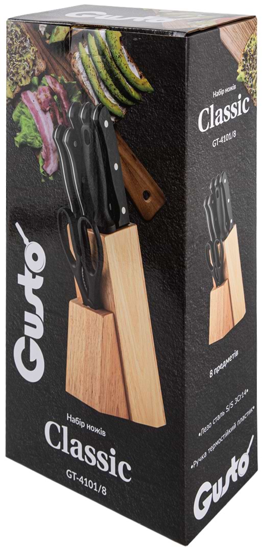 Фото - Набор ножей Gusto 8 пр (GT-4101/8)