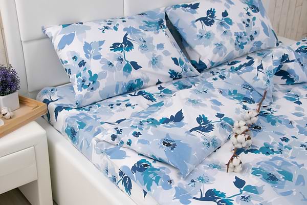 Фото - Комплект постельного белья Руно бязь Blue flowers (845.114_Blue flowers)