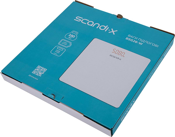 Фото - Весы напольные Scandix BSG26-W White