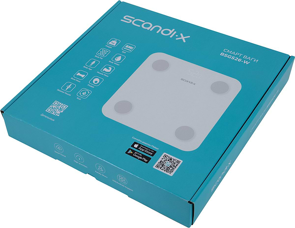Фото - Смарт-весы напольные Scandix BSGS26-W White