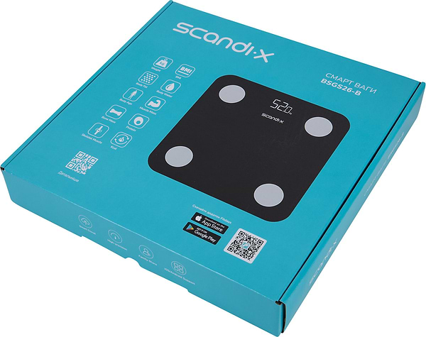 Фото - Смарт-ваги підлогові Scandix BSGS26-B Black