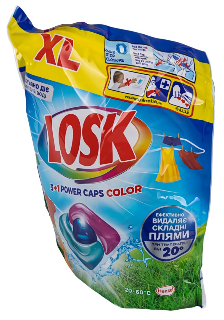 Фото - Капсули для прання Losk трио.Колор 40 шт