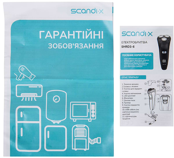 Фото - Бритва Scandix SHRD3-6