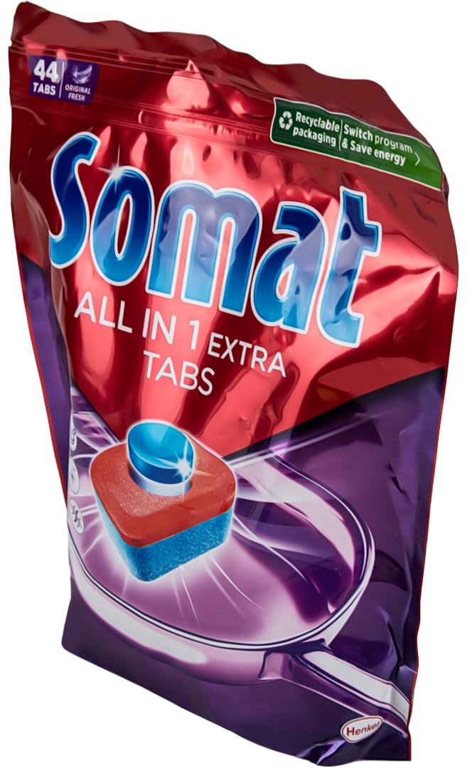 Фото - Таблетка для посудомийної машини Somat All in 1 Extra 44 шт