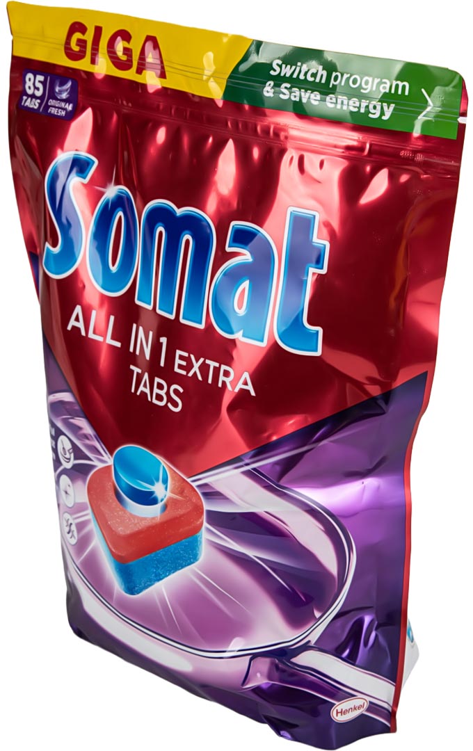 Фото - Таблетка для посудомийної машини Somat All in 1 Extra 85 шт