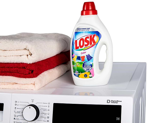 Фото - Гель для прання Losk Колір 0.99л, 22 цикла