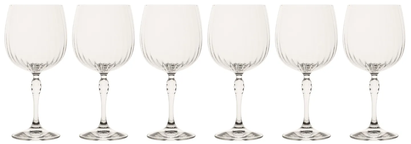 Набір келихів Bormioli Rocco America'20s Cocktail 6x745 мл (122128BB9021990) - Фото 1