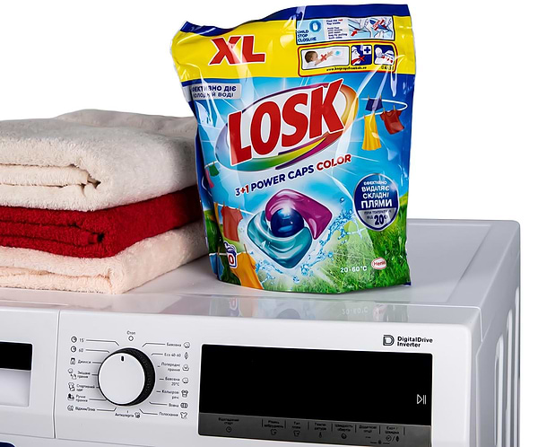 Фото - Капсули для прання Losk трио.Колор 40 шт
