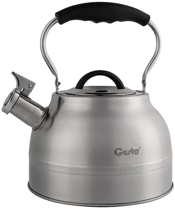 Фото - Чайник металлический Gusto GT-1424-25 Виконт со свистком 2.5 л