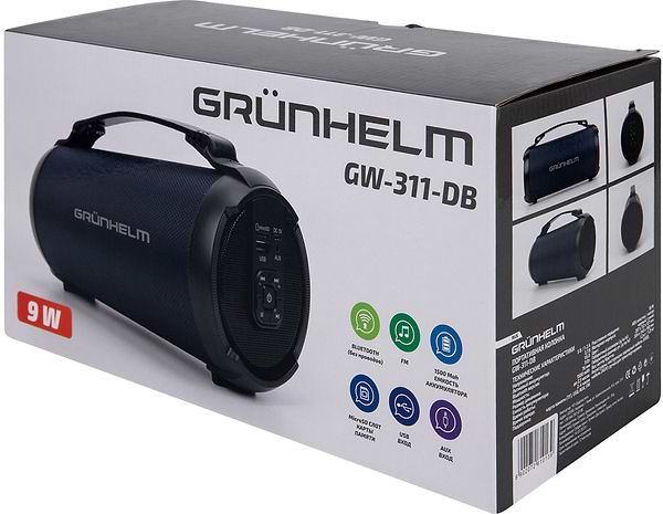 Фото - Портативная акустика Grunhelm GW-311-DB