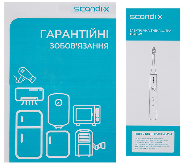 Фото - Зубна щітка електрична Scandix TB7U-W