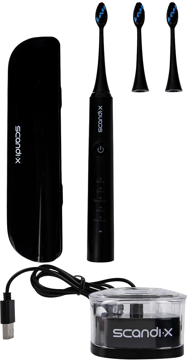 Фото - Зубная щетка электрическая Scandix TB7W-B Фото - Зубная щетка электрическая Scandix TB7W-B