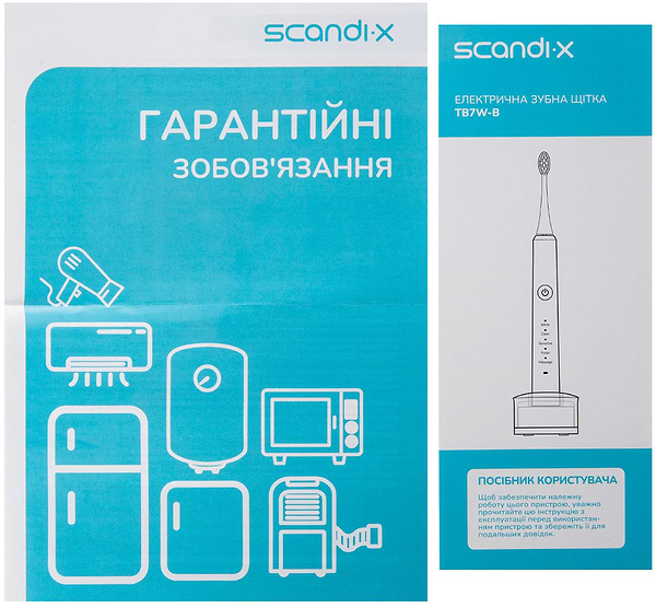 Фото - Зубная щетка электрическая Scandix TB7W-B