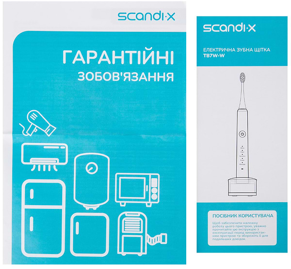 Фото - Зубна щітка електрична Scandix TB7W-W