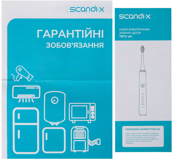 Фото - Зубна щітка електрична Scandix TB7U set