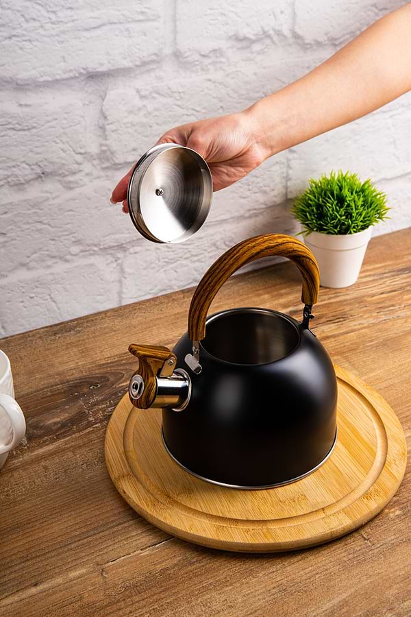 Фото - Чайник металлический Gusto Граф со свистком 1.5 л (GT-1416-15)