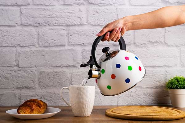 Фото - Чайник металевий Gusto GT-1415-20 Веселі горохи